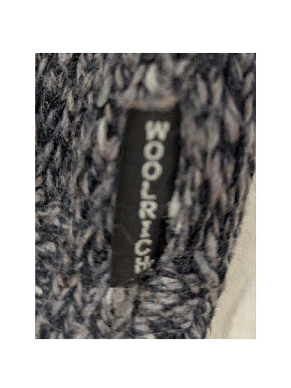 Woolrich Cardinal Embroidered Zip Sweater Vest Black Heather Size M Cottagecore - Picture 16 of 16